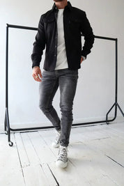 Ethan Moreau | Casual Overshirt with Modern Layering
