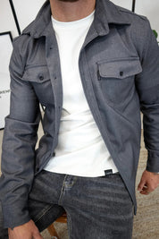 Ethan Moreau | Casual Overshirt with Modern Layering