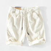 Arthur Reynolds | Men's Corduroy Drawstring Shorts – Relaxed Rolled Hem