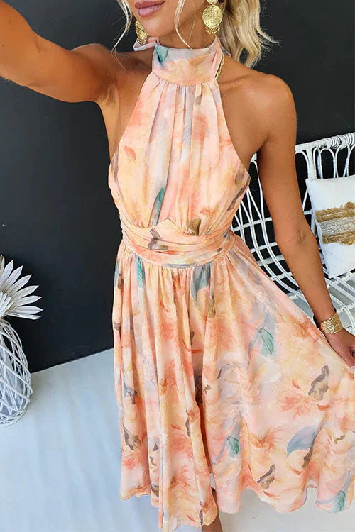 Faye West | Elegant Watercolour Maxi Wedding Dress