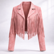 Felicity Carrington | Fringe Suede Jacket For Women