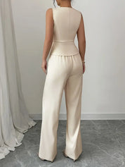 Felicity Voss | White Co-ord Set