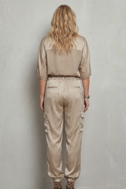 Emmeline Grant | Silky Satin Cargo Lounge Set