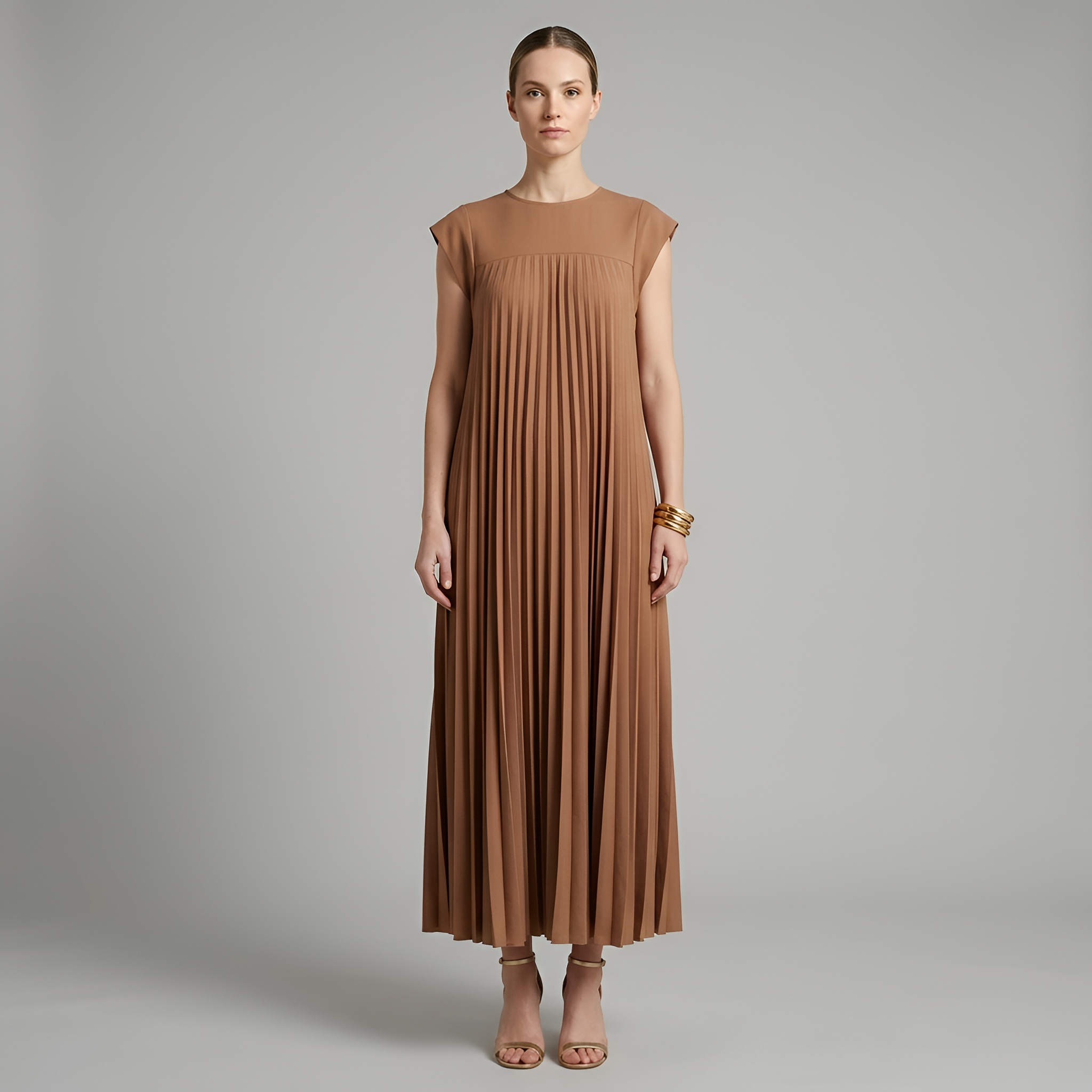 Fiona Reed | Pleated Maxi Dress