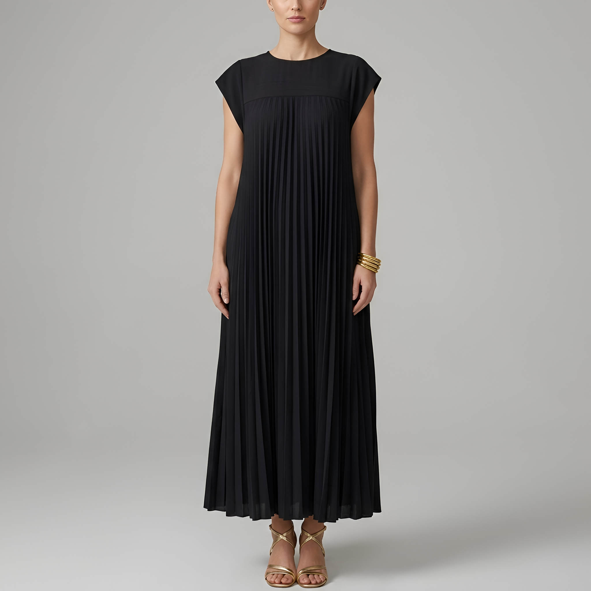 Fiona Reed | Pleated Maxi Dress