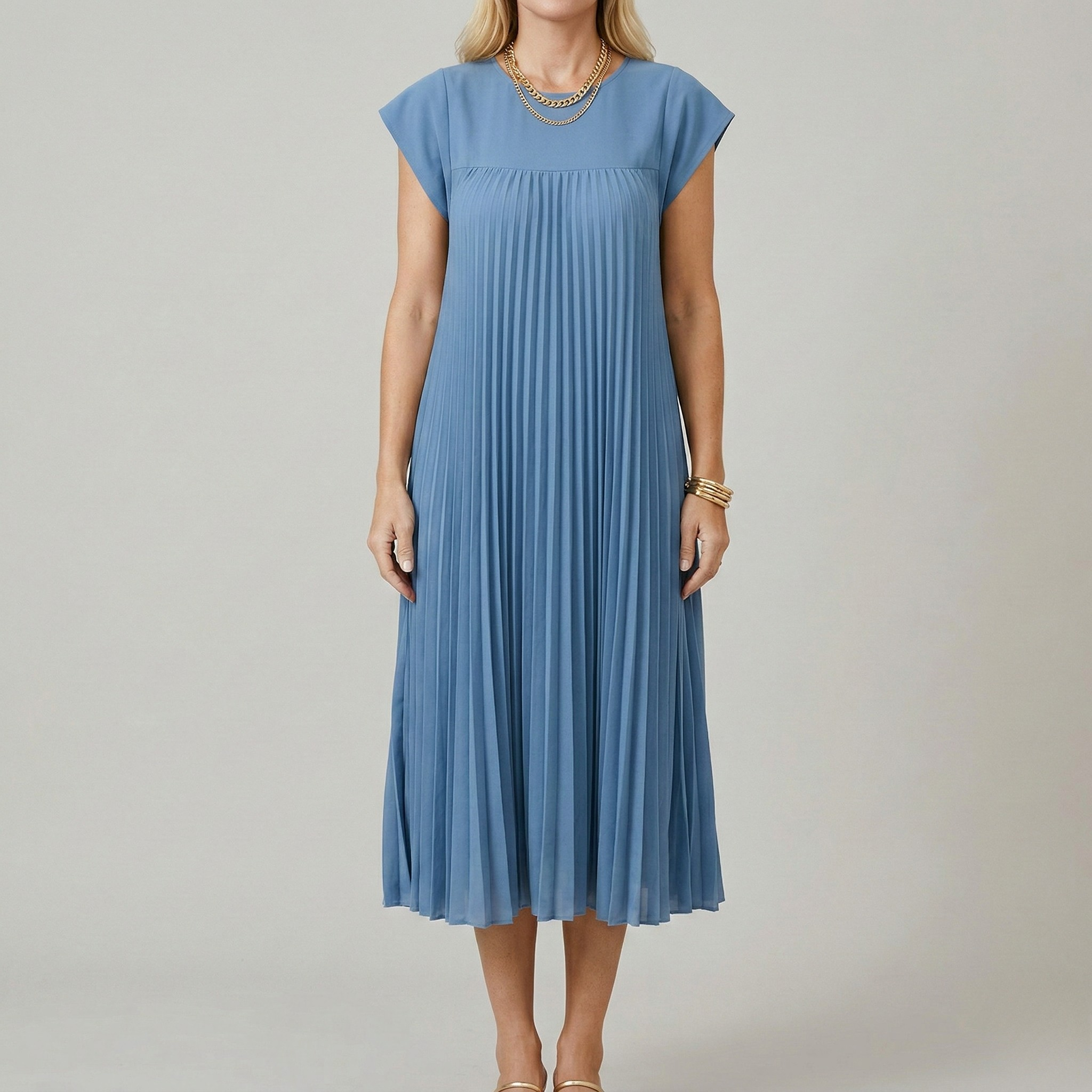Fiona Reed | Pleated Maxi Dress