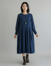 Fionna Whitmore | Pleated Midi Dress