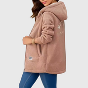 Cressida Oakley | Sherpa Fleece Hooded Longline Jacket