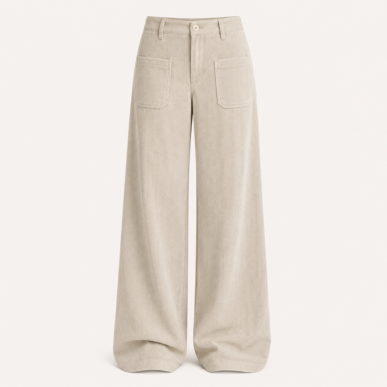 Florence Clarke | Pantalon large en velours côtelé