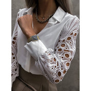 Florencia Dufour | Lace Sleeve Blouse For Women