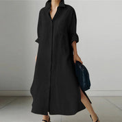 Freesia Marston | Button-Down Midi Summer Dress