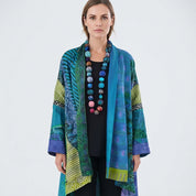 Freya Ellingham | Gilet kimono bohème en patchwork