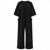 Freya Hastings | Wide Leg Jumpsuit With Short Sleeves