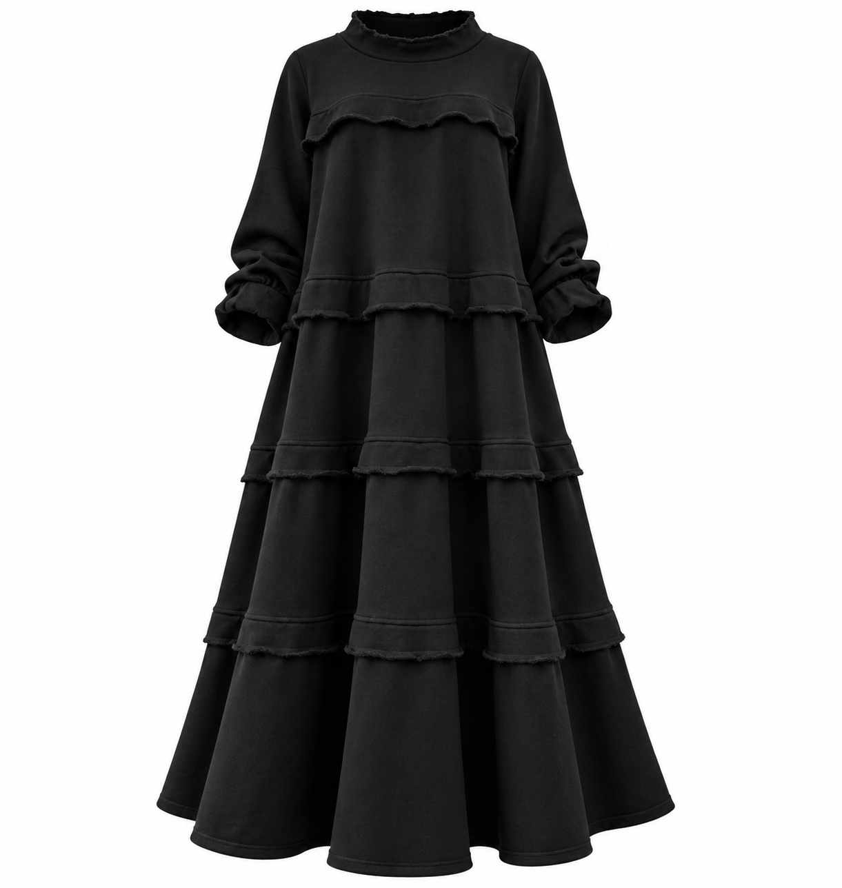 Freya Nash | Ruffled Tiered Midi Dress