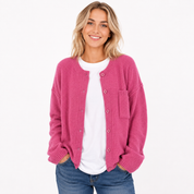 Freya Turner | Round Neck Knitted Cardigan