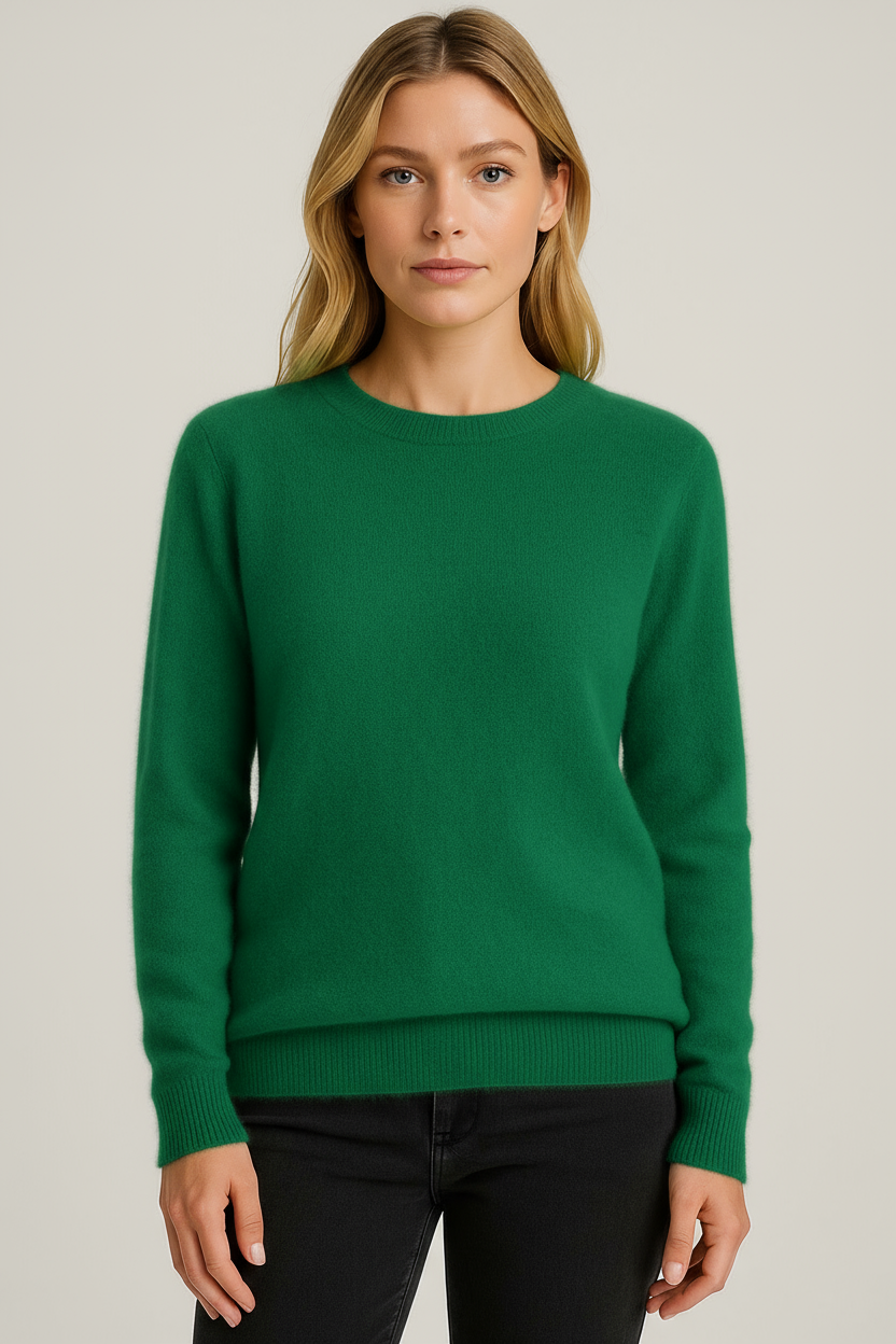 Freya Harper | Classic Crewneck Cashmere Sweater