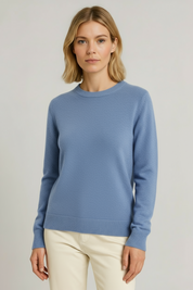 Freya Harper | Classic Crewneck Cashmere Sweater