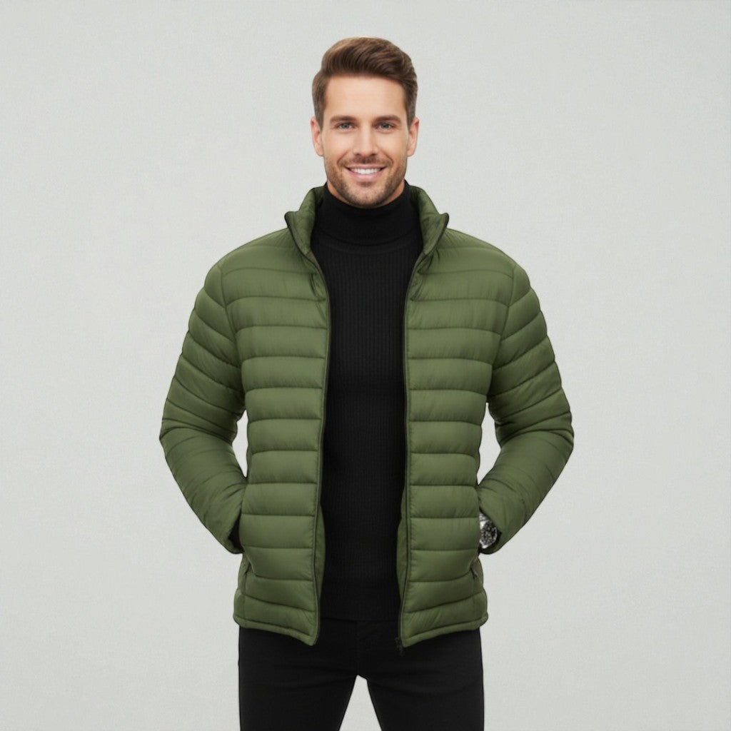 Gabriel Fontaine | Thermal Stand Collar Jacket For Men