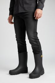 Leonardo Rossi | Waterproof Knee-High Rain Boots for Men