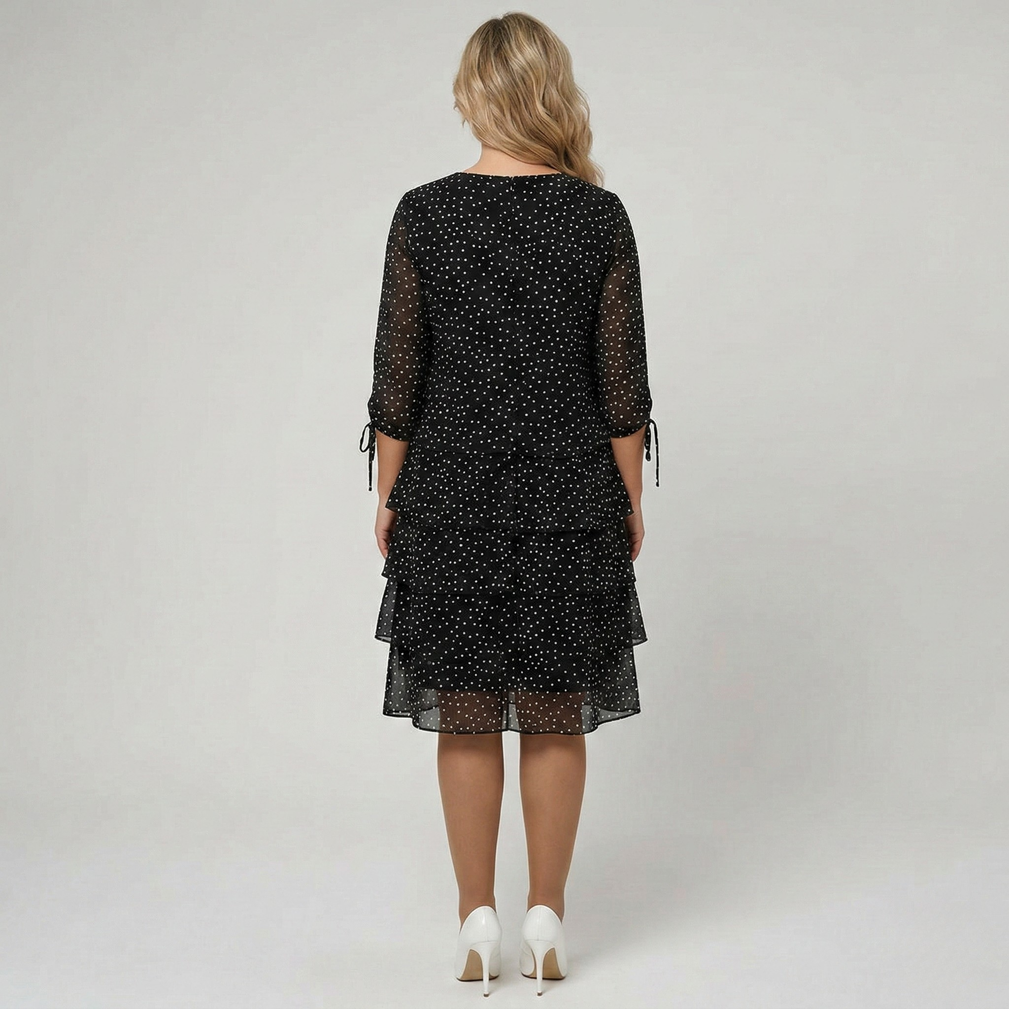 Dahlia Westbrook | Polka Dot Midi Dress