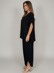 Tallulah Whitmore | Chiffon Top and Pants Set