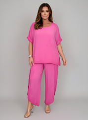 Tallulah Whitmore | Chiffon Top and Pants Set