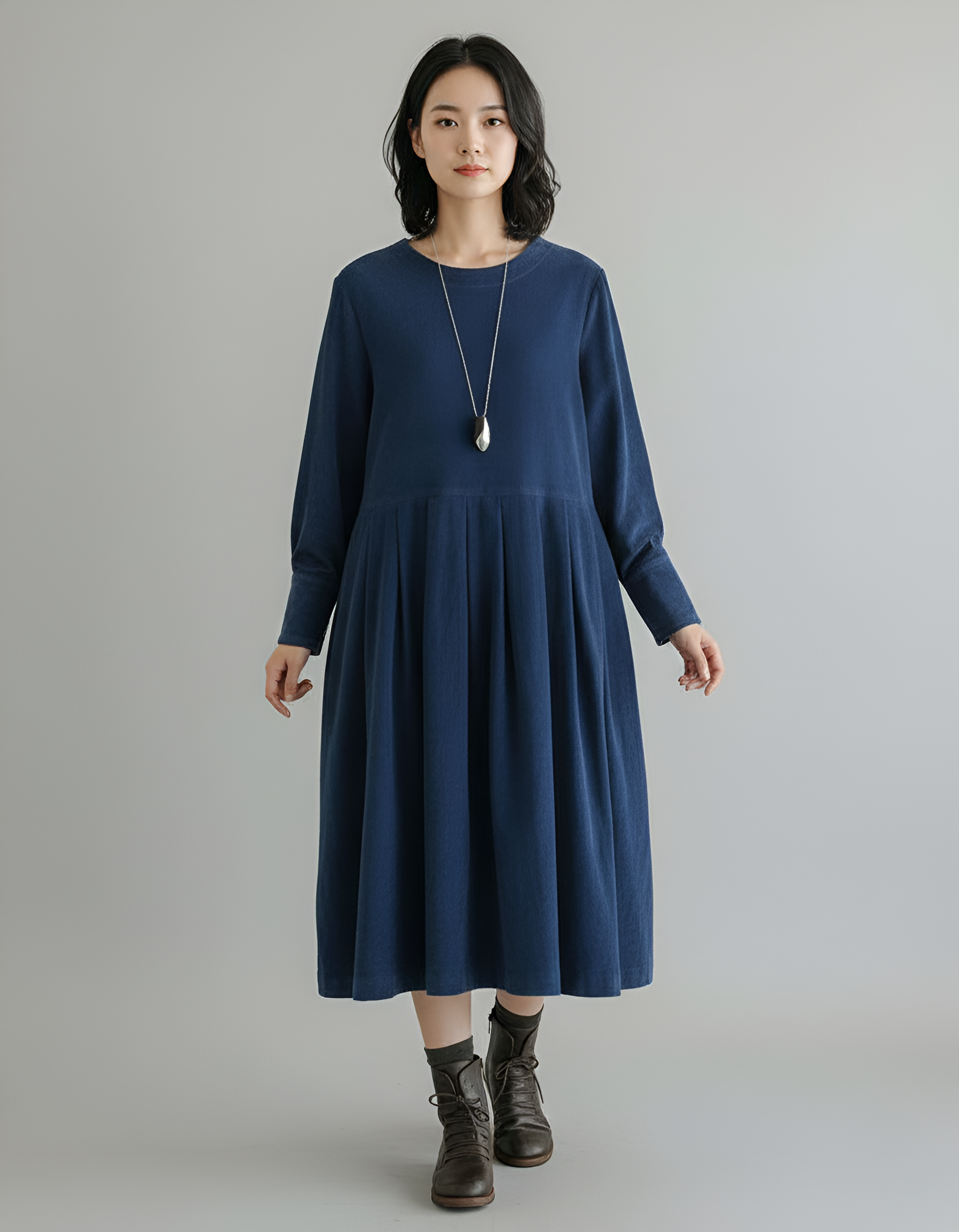 Fionna Whitmore | Pleated Midi Dress