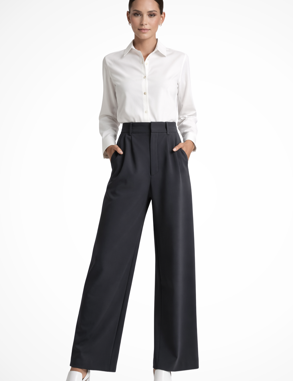 Genevieve Taylor | Tailored Wide Leg Trousers For Women