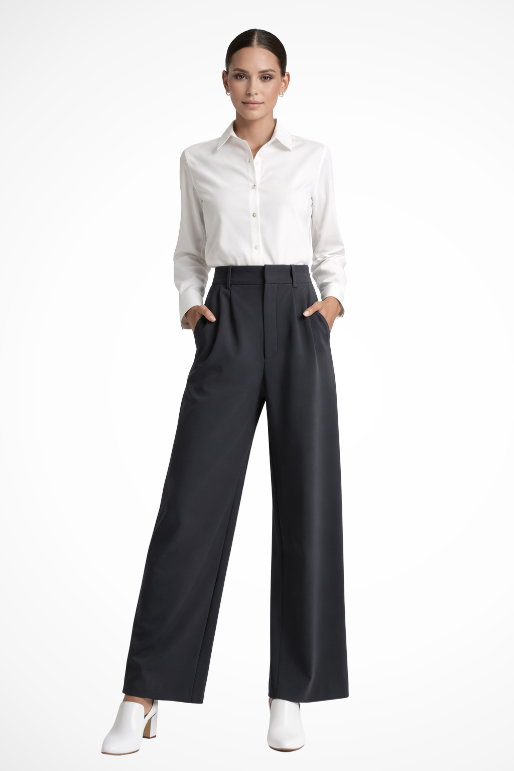 Genevieve Taylor | Tailored Wide Leg Trousers For Women
