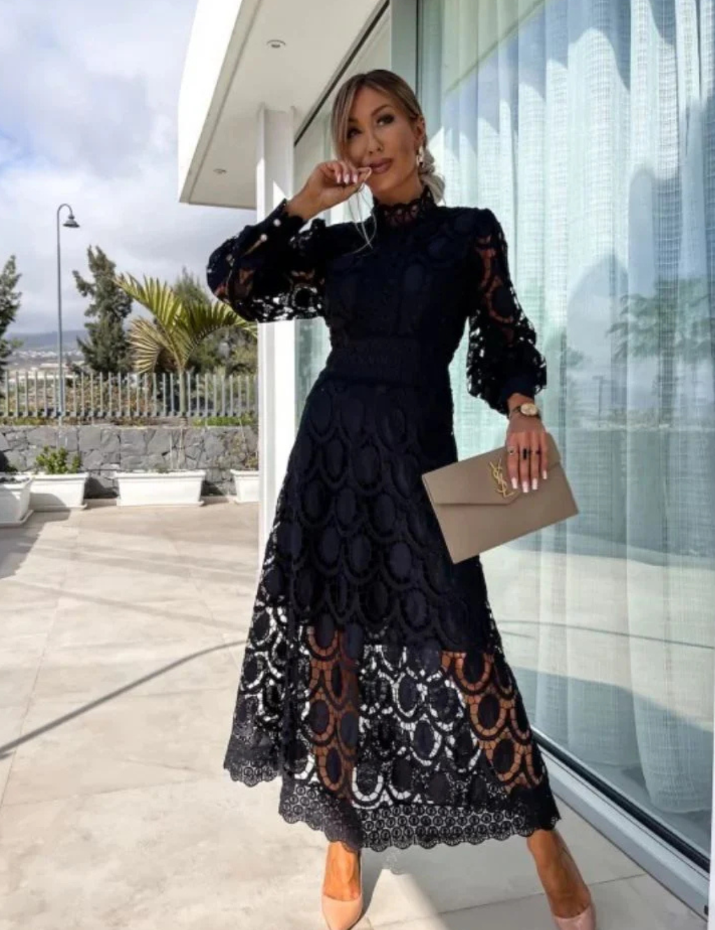 Genevive_Laurent_Lace_High_Neck_Wedding_Guest_Midi_Dress_For_Women_415322045219202.png