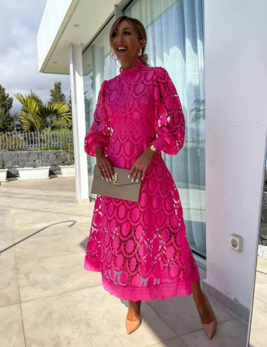 Genevive_Laurent_Lace_High_Neck_Wedding_Guest_Midi_Dress_For_Women_715322045219202.png
