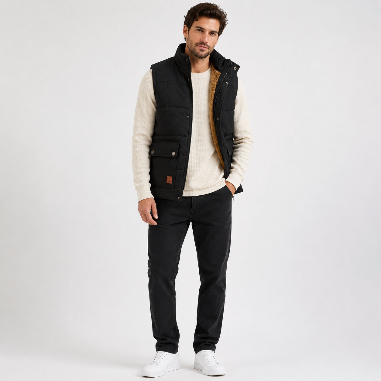 George Whitmore | Fleece-Lined Quilted Vest