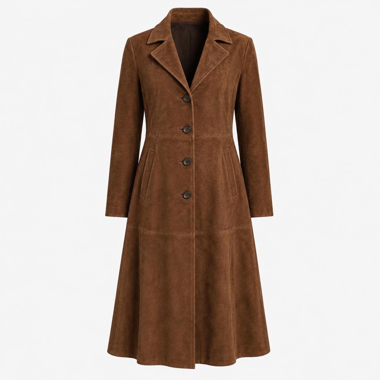 Georgina Caldwell | Vintage Suede Finish Longline Coat