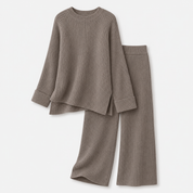 Georgina Hall | Ribbed Knit Two-Piece Lounge Set