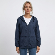 Georgina Mills | Lightweight Hooded Rain Jacket with Everyday Luxe Protection
