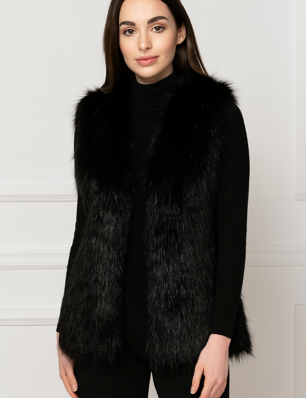 Gianna Moreau | Luxury Women's Bodywarmer with Faux Fur Look