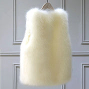 Gianna Moreau | Luxury Women's Bodywarmer with Faux Fur Look