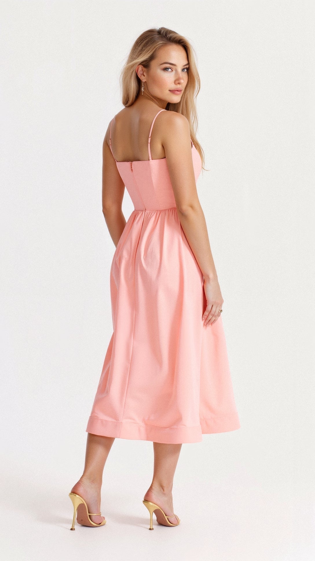 Gianna Voss | Elegant Midi A-Line Prom Dress