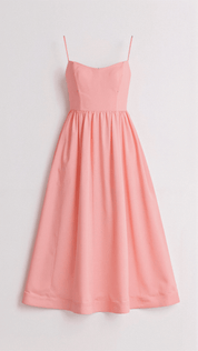 Gianna Voss | Elegant Midi A-Line Prom Dress