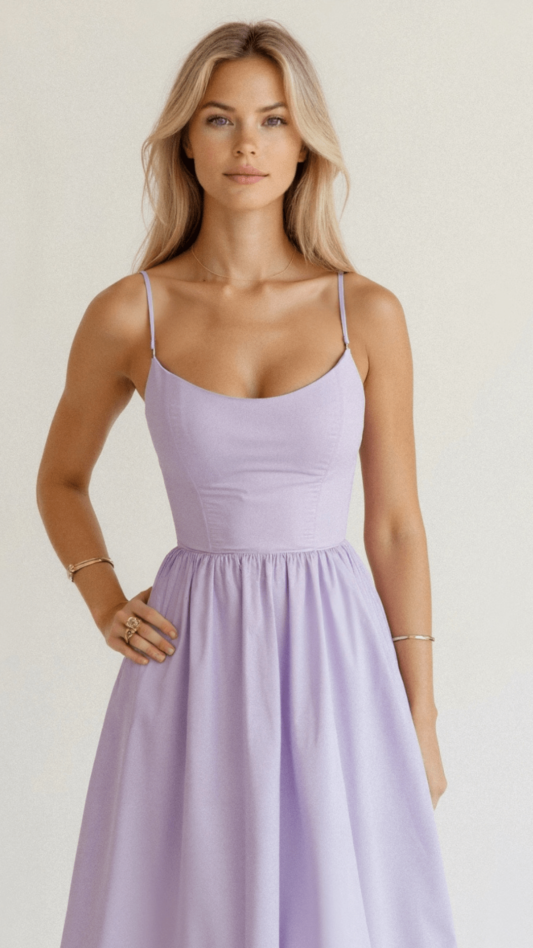 Gianna Voss | Elegant Midi A-Line Prom Dress