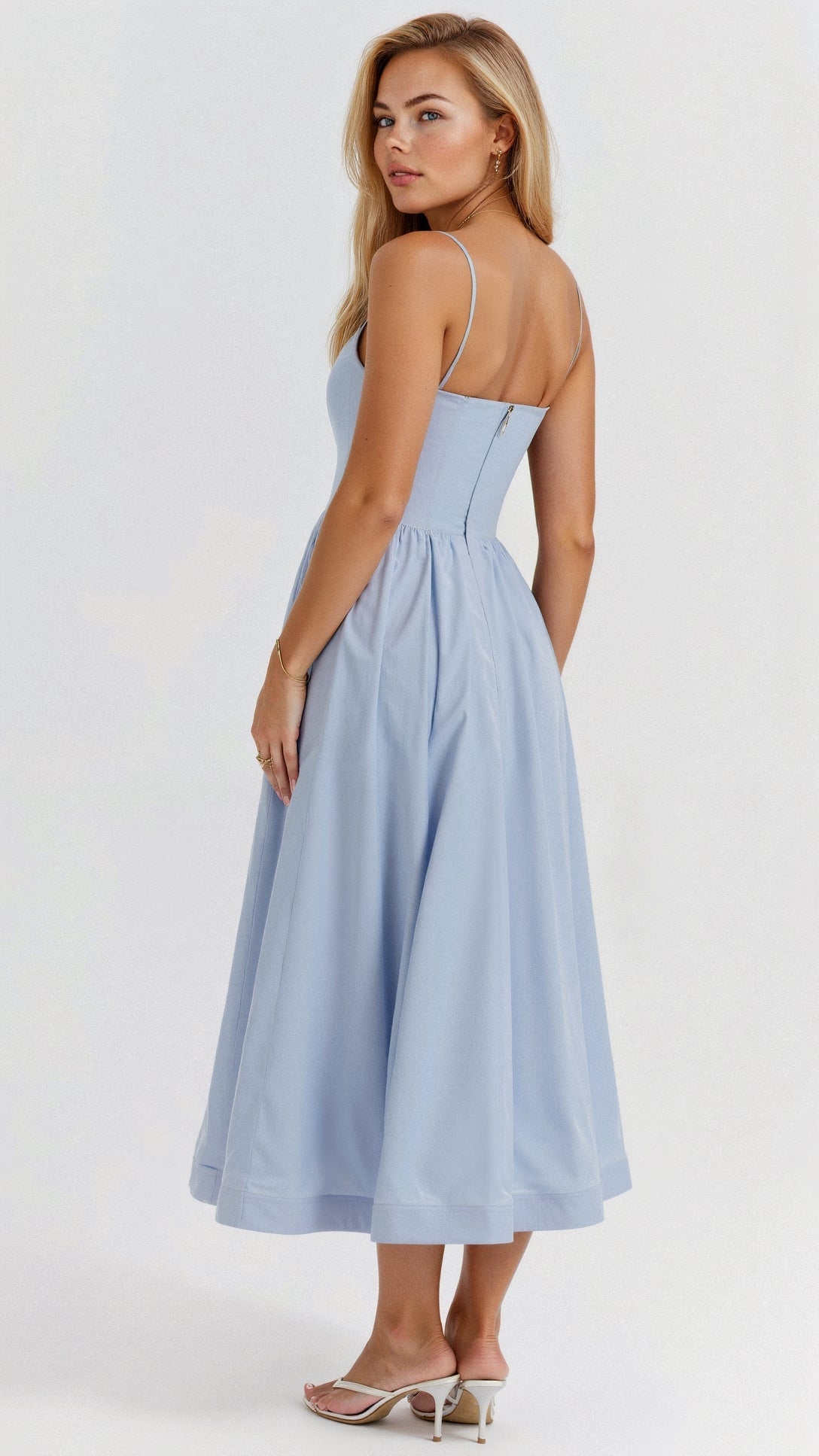 Gianna Voss | Elegant Midi A-Line Prom Dress