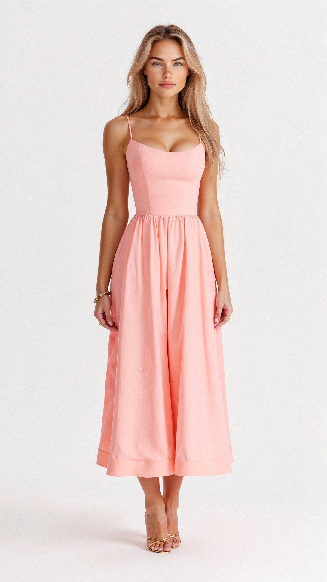 Gianna Voss | Elegant Midi A-Line Prom Dress