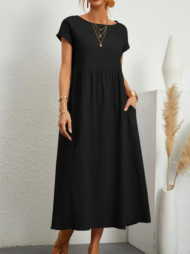 Giuliana Frost | Pocketed Midi Dress