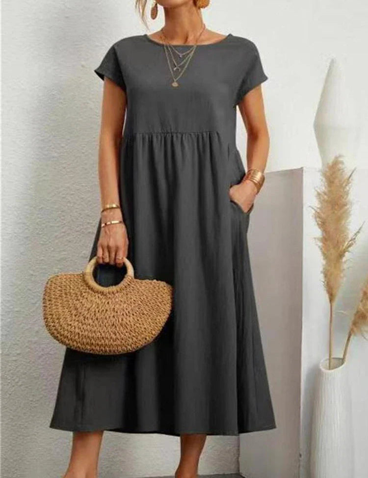Giuliana Frost | Pocketed Midi Dress