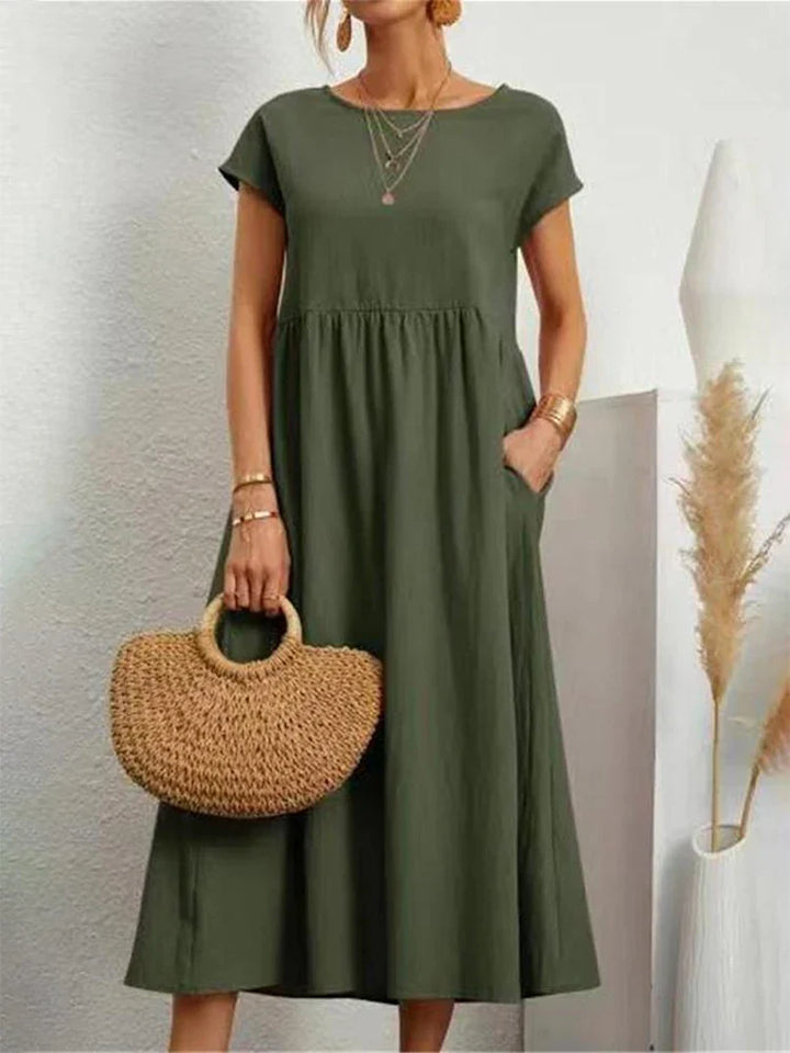 Giuliana Frost | Pocketed Midi Dress