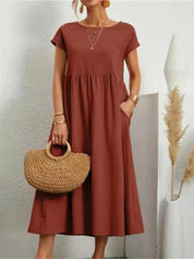 Giuliana Frost | Pocketed Midi Dress