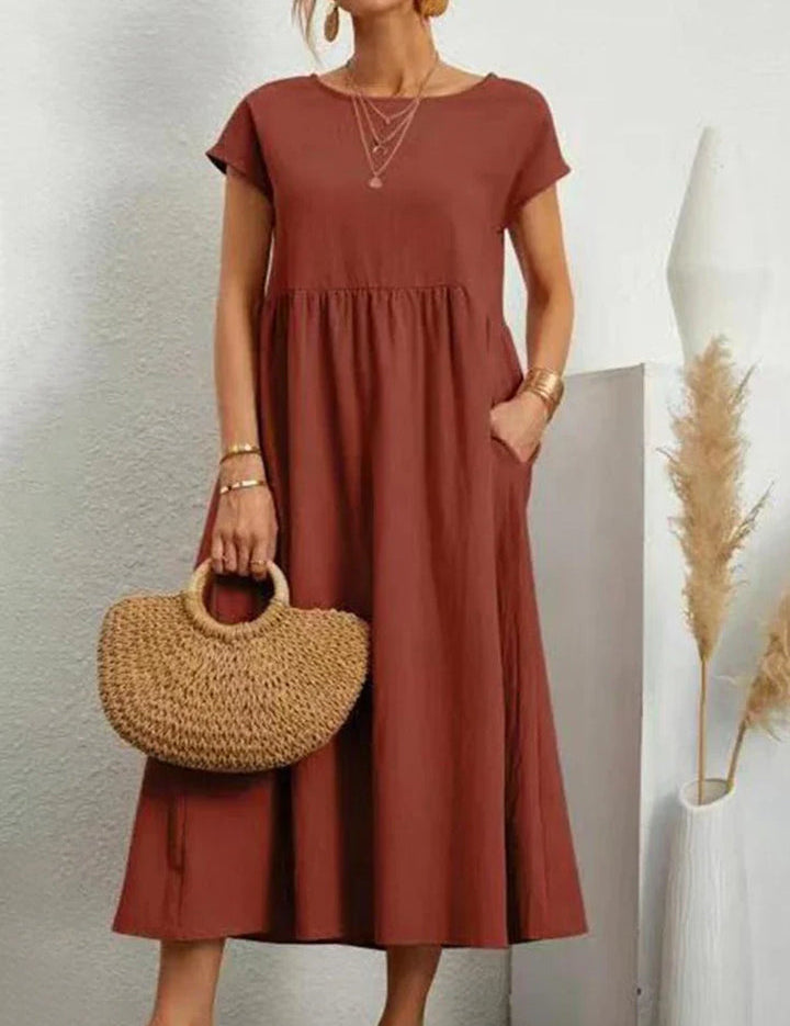 Giuliana Frost | Pocketed Midi Dress