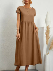Giuliana Frost | Pocketed Midi Dress