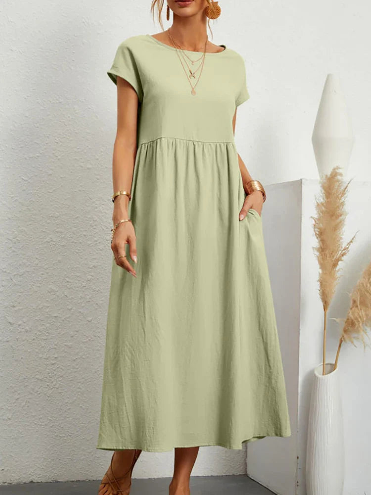 Giuliana Frost | Pocketed Midi Dress