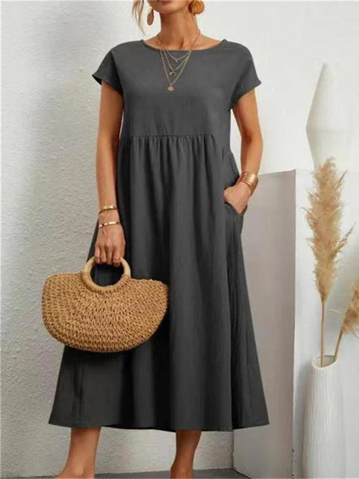 Giuliana Frost | Pocketed Midi Dress